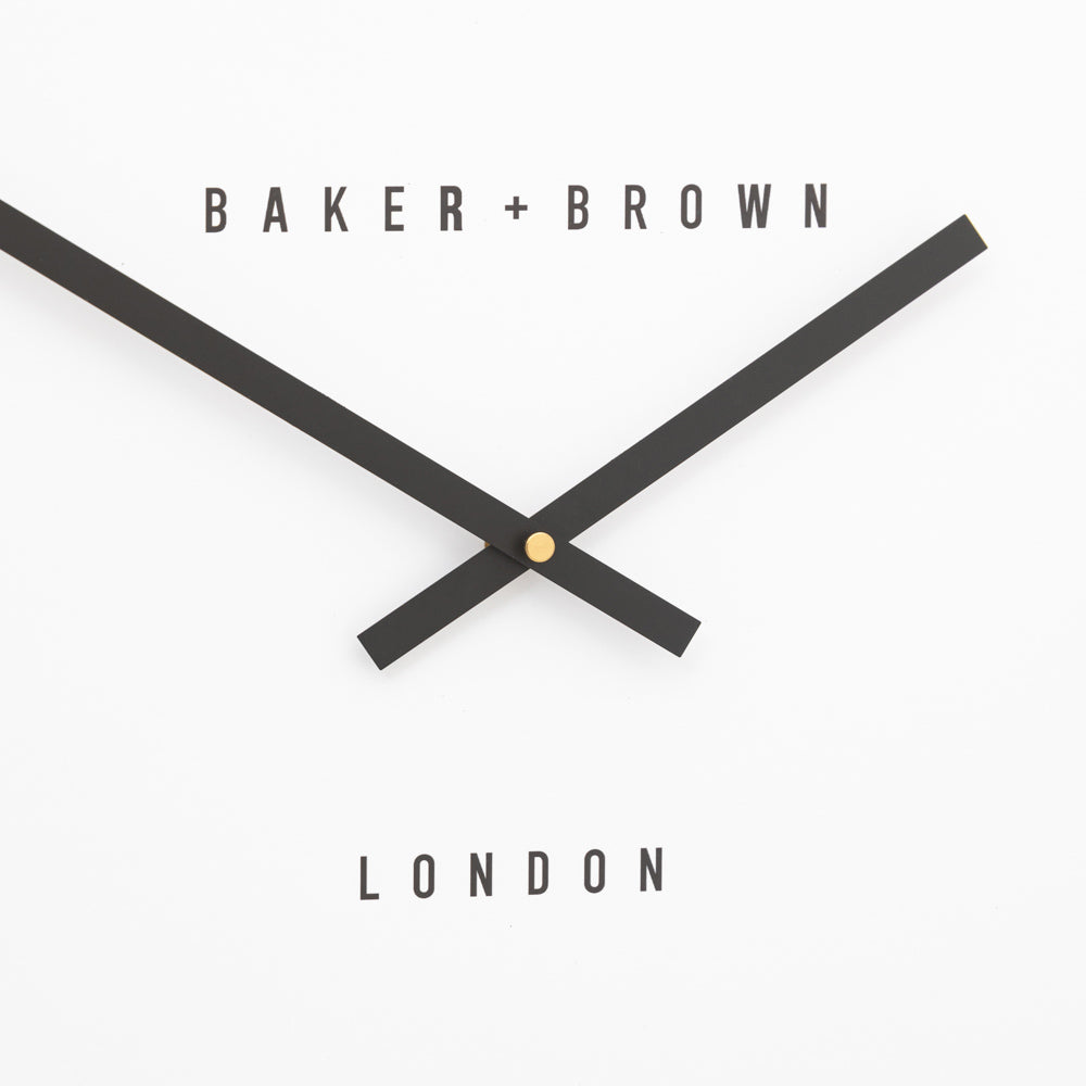 Buxton Wall Clock Black 50cm