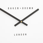 Buxton Wall Clock Black 50cm