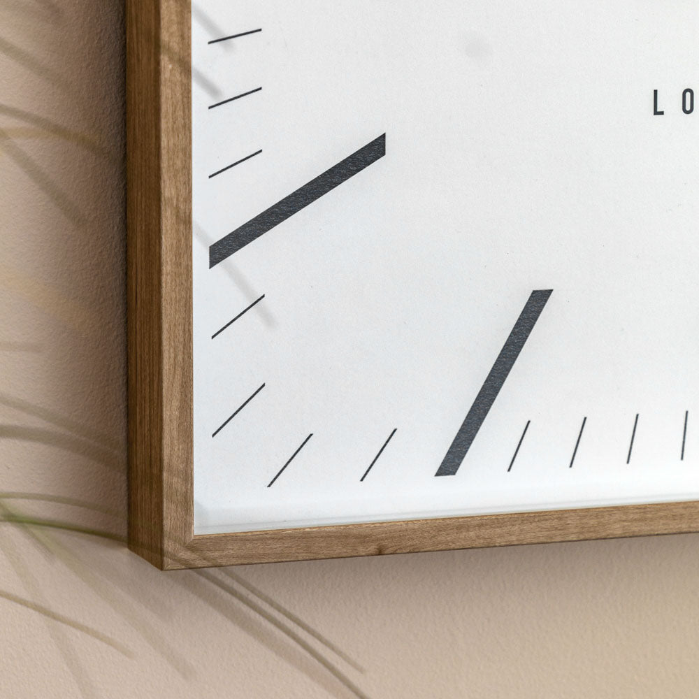 Penhurst Wall Clock Oak 50cm