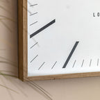 Penhurst Wall Clock Oak 50cm