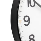 Whitby Wall Clock Black 50cm