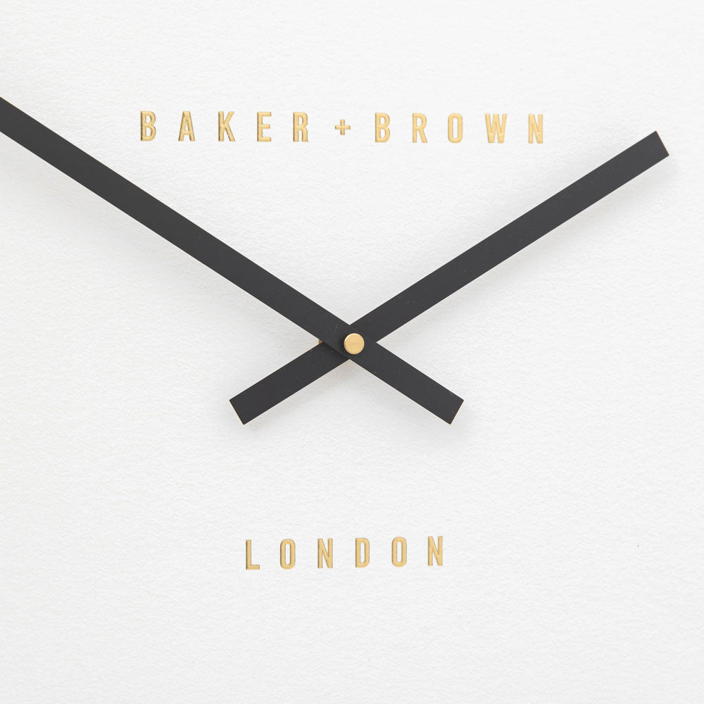 Whitby Wall Clock Black 50cm