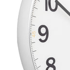 Whitby Wall Clock Chrome 50cm