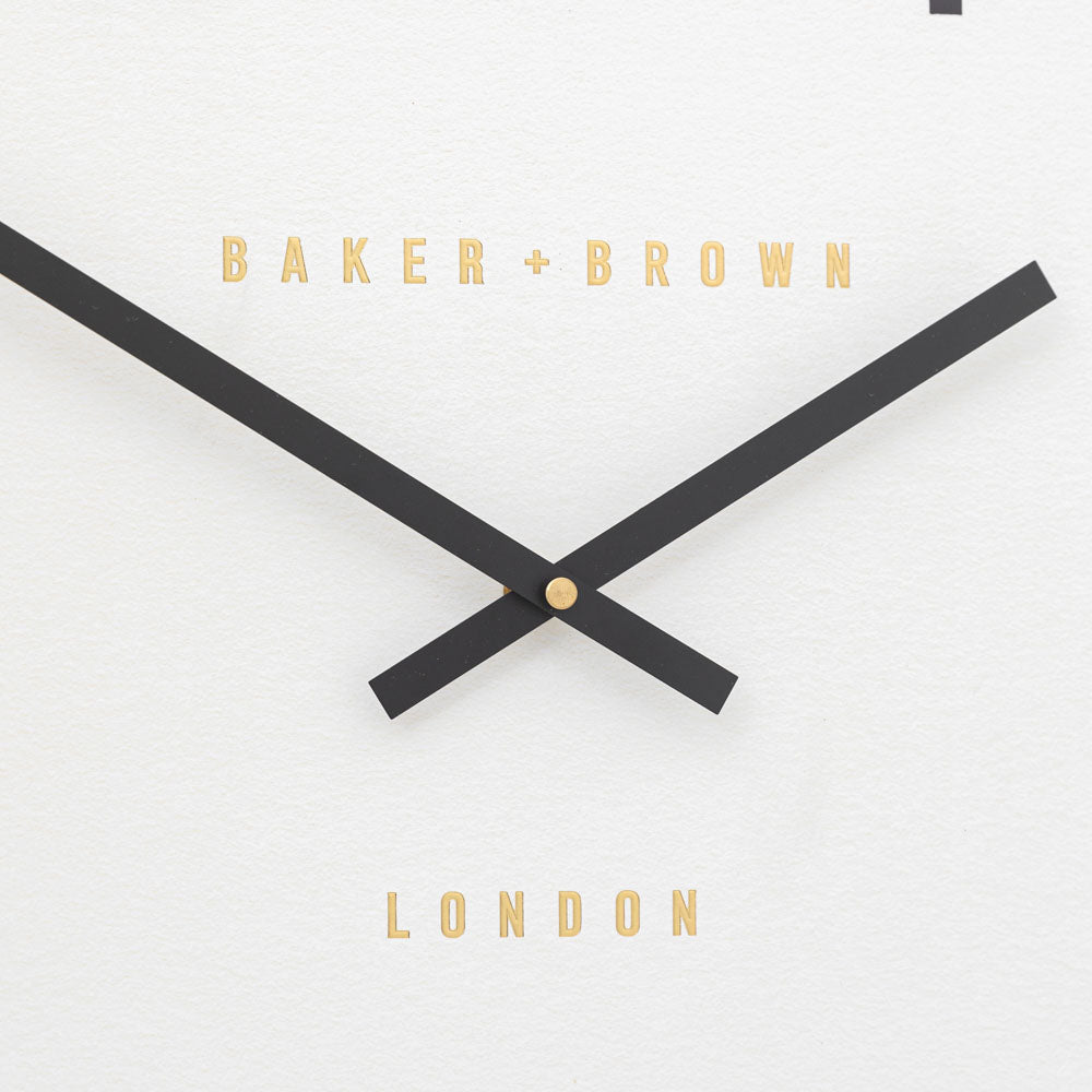Whitby Wall Clock Chrome 50cm