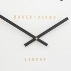 Whitby Wall Clock Chrome 50cm