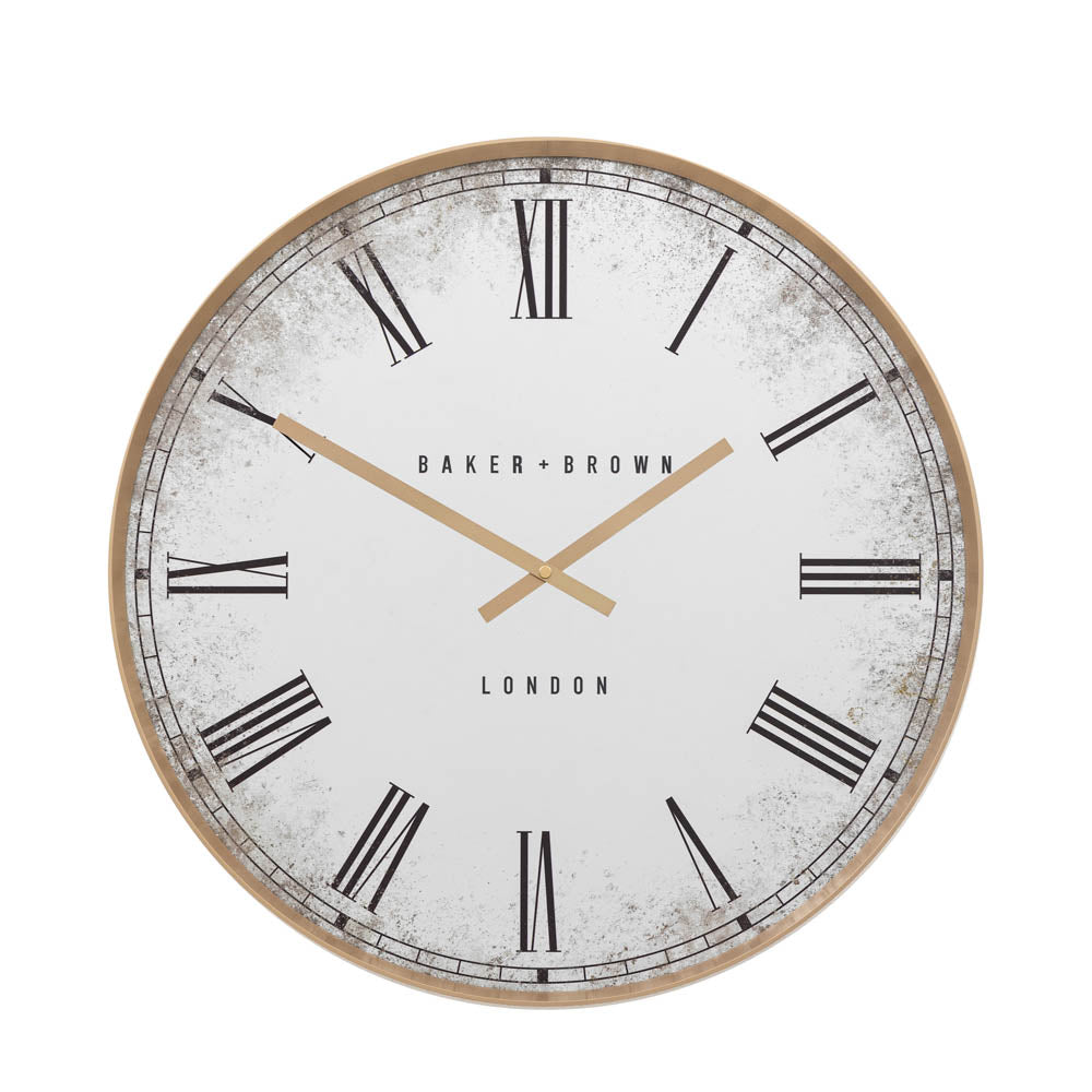 Chester Wall Clock Gold 50cm