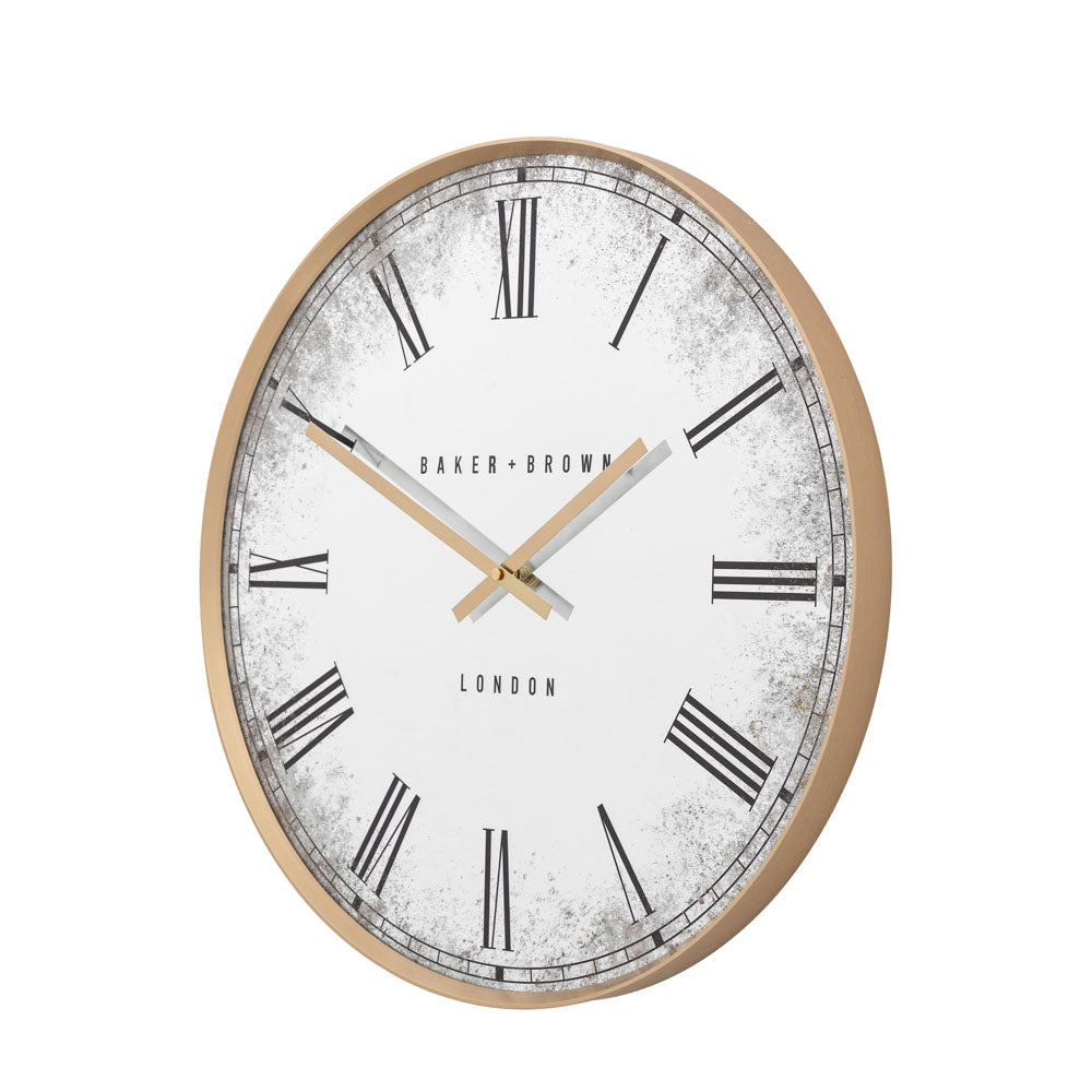 Chester Wall Clock Gold 50cm