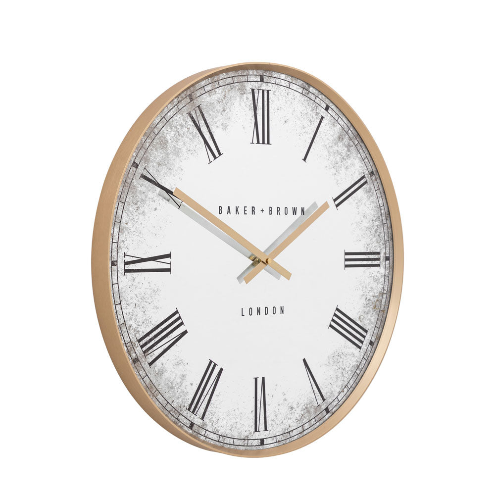 Chester Wall Clock Gold 50cm