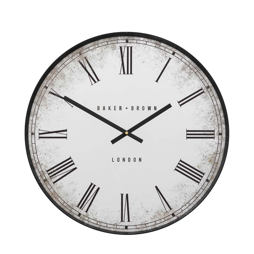 Chester Wall Clock Black 50cm