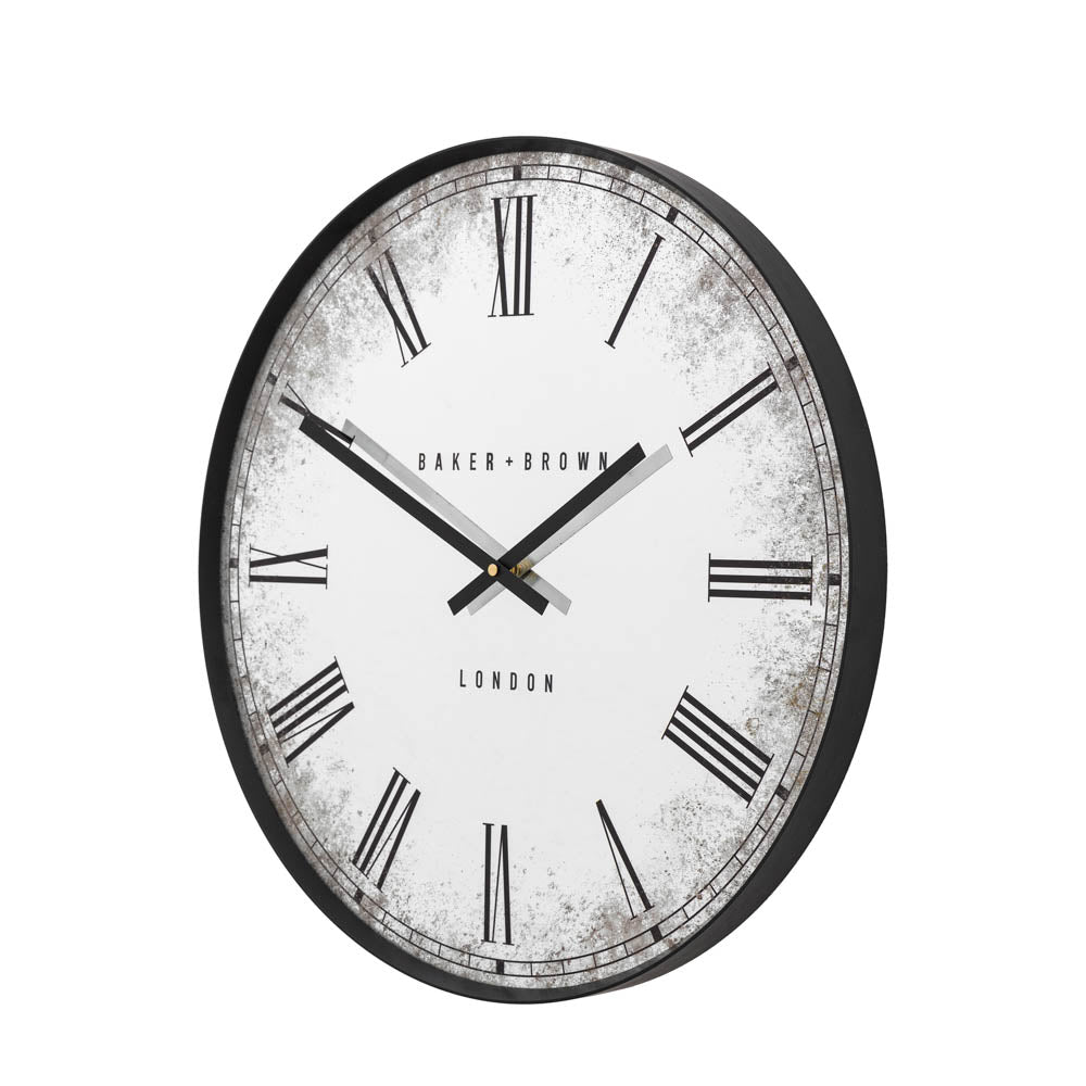 Chester Wall Clock Black 50cm