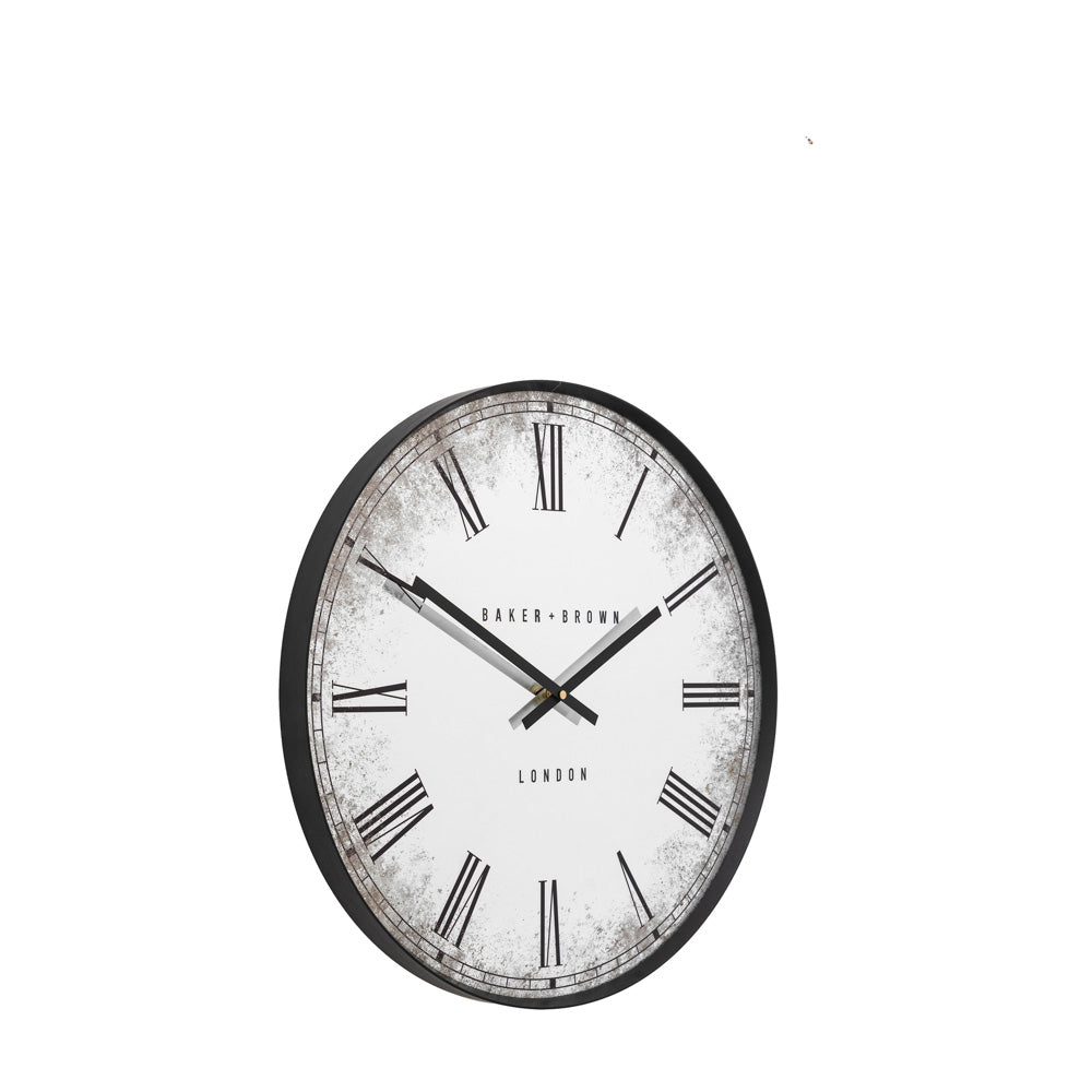 Chester Wall Clock Black 50cm