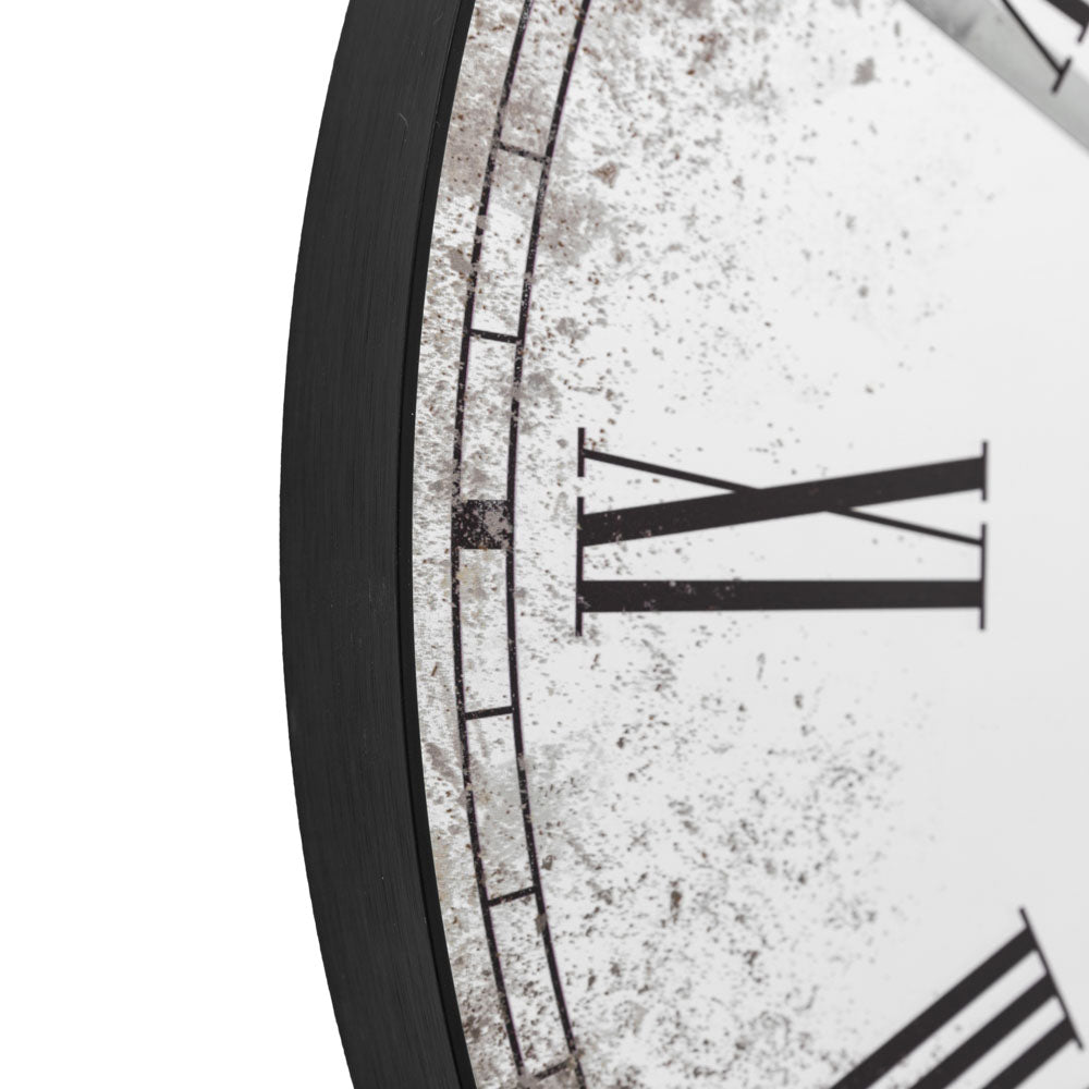 Chester Wall Clock Black 50cm