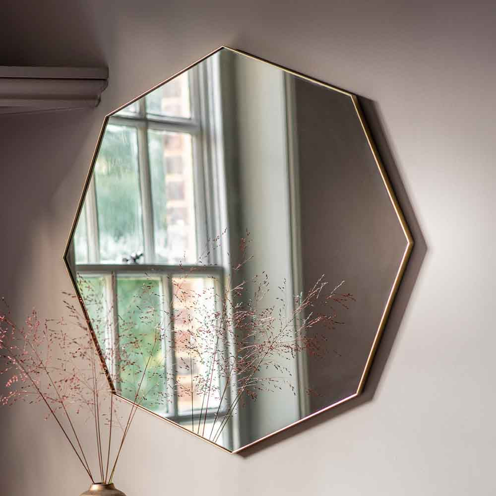 Attard Octagon Mirror Champagne