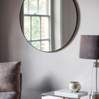Attard Round Mirror Black