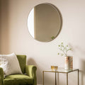 Attard Round Mirror Champagne