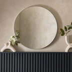 Attard Round Mirror Silver
