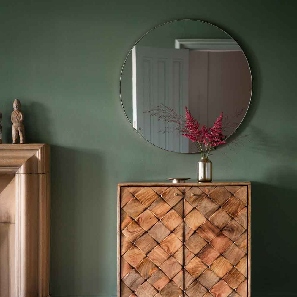 Attard Round Mirror Silver