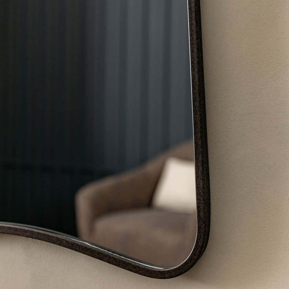 Phuket Rectangle Mirror Black