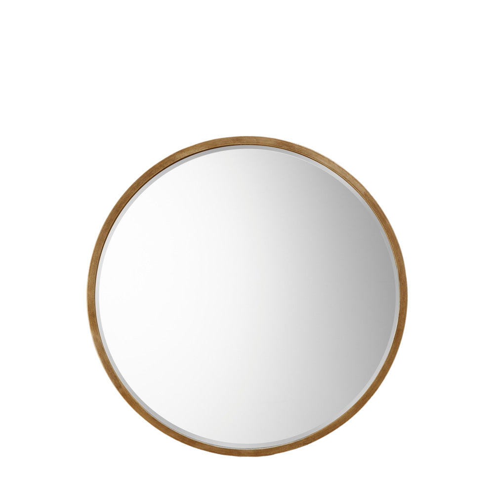 Ramsbury Round Mirror Antique Gold Large