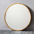 Ramsbury Round Mirror Antique Gold Large