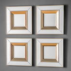 Bodensee Mirror Square Gold / Silver (4 Pack)
