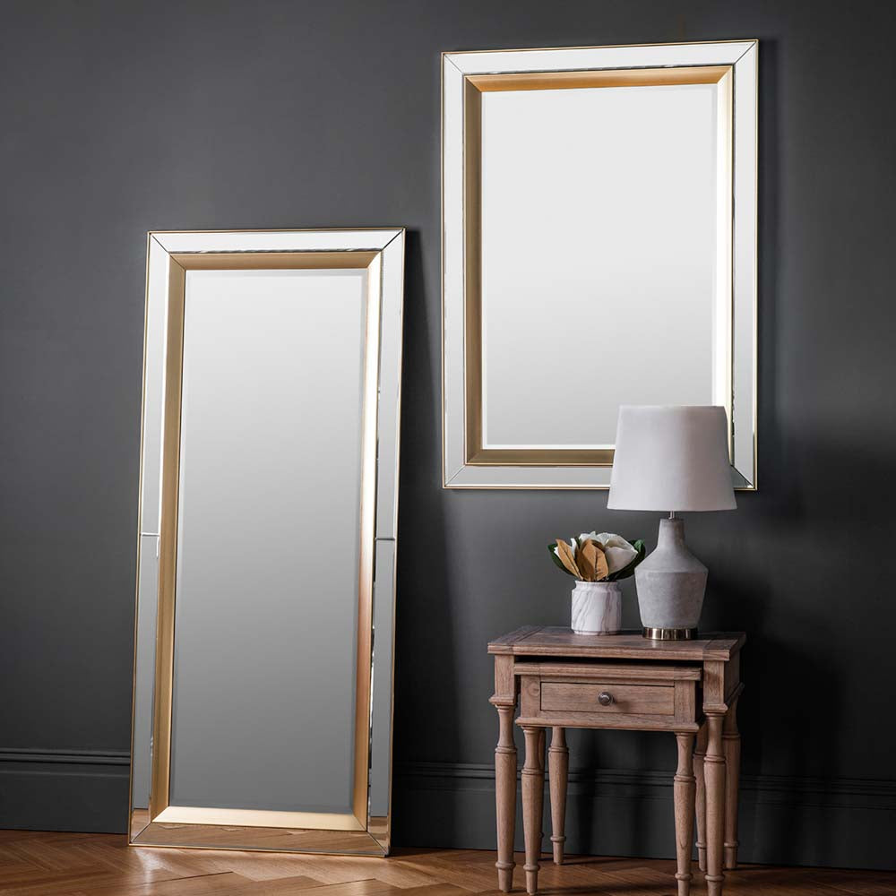 Bodensee Leaner Mirror Gold / Silver