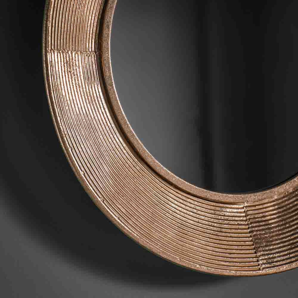 Sari Round Mirror Trio Gold Small
