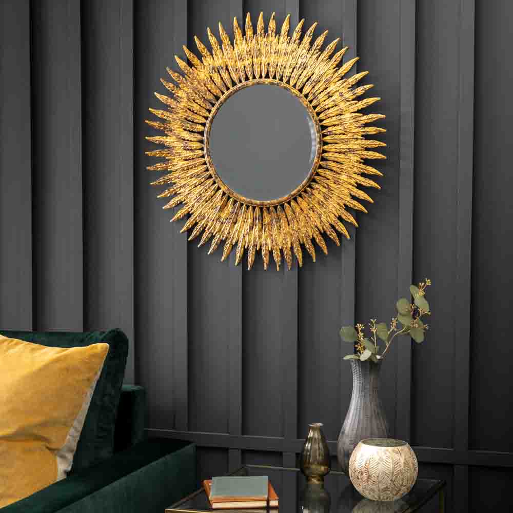 Walen Quill Mirror Gold