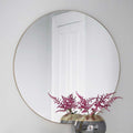 Kirkby Round Mirror Champagne