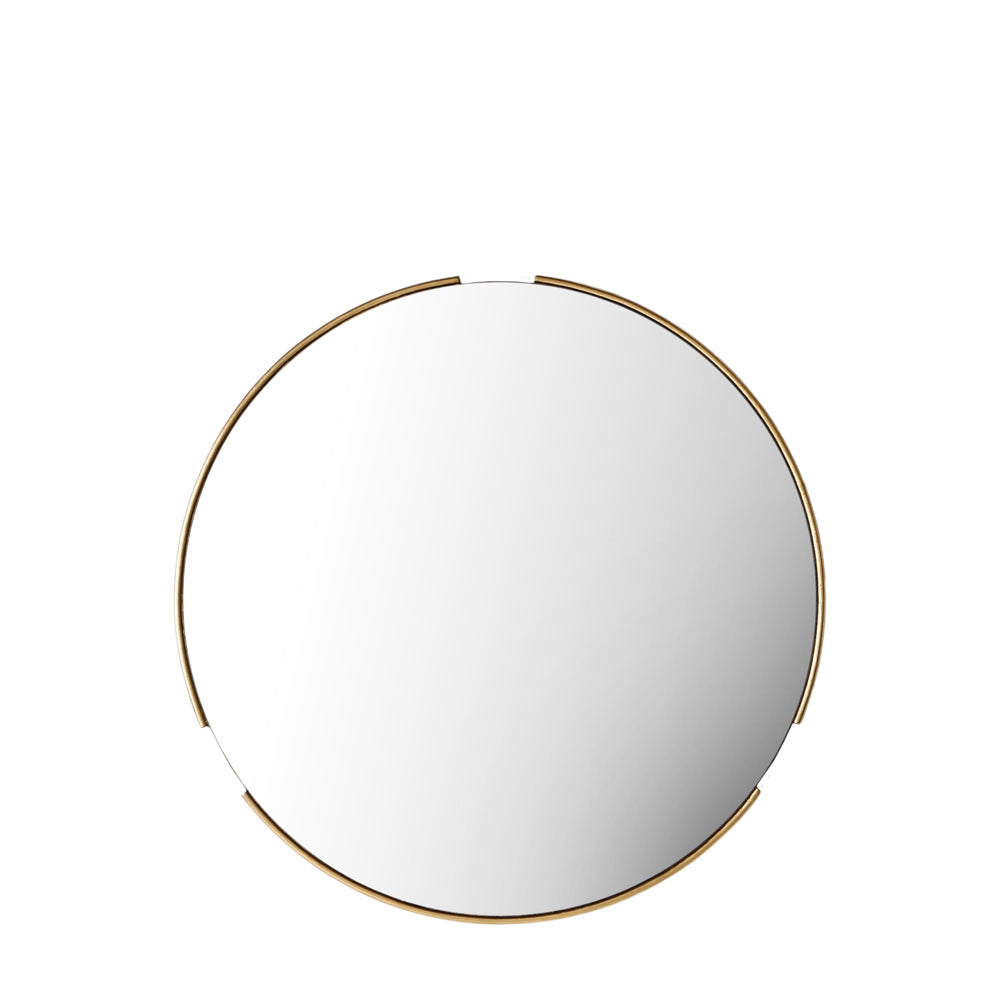 Goleen Round Mirror Gold