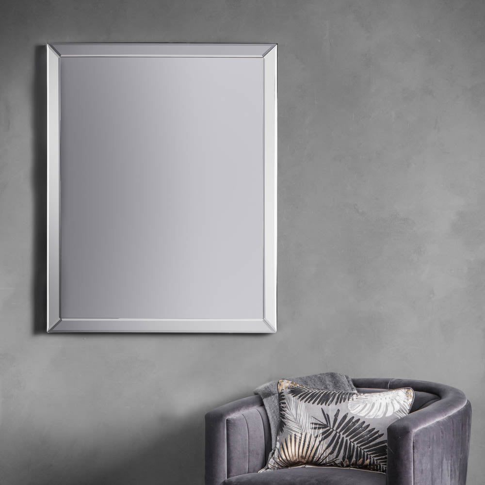 Sol Overmantle Mirror Silver