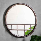 Lichtenstein Round Mirror Black