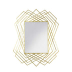 Taunton Rectangle Mirror Gold