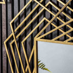 Taunton Rectangle Mirror Gold