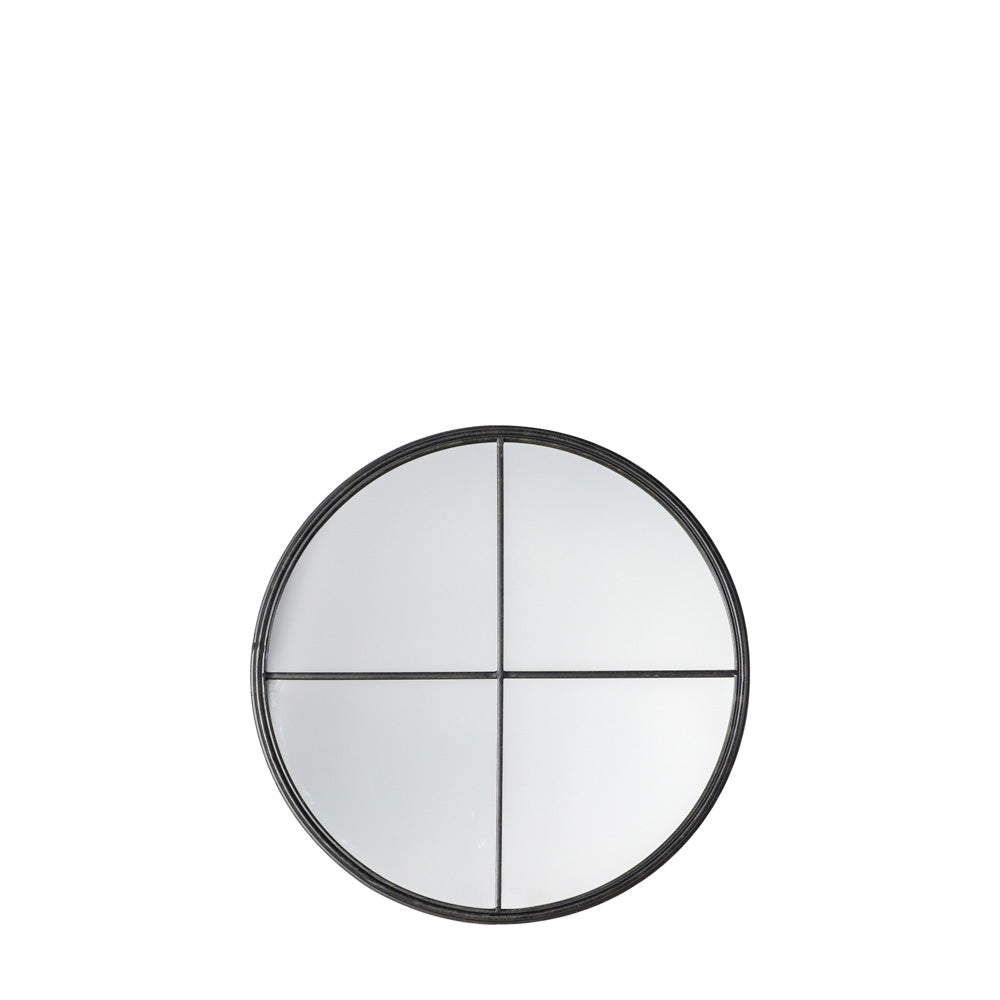 Hansel Round Mirror Black