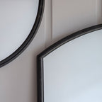Hansel Round Mirror Black