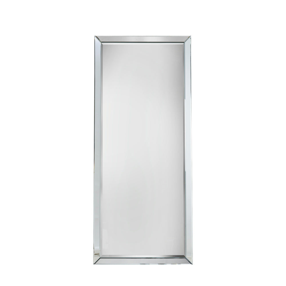 Sol Leaner Mirror Silver