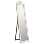 Wingham Wood Cheval Mirror White