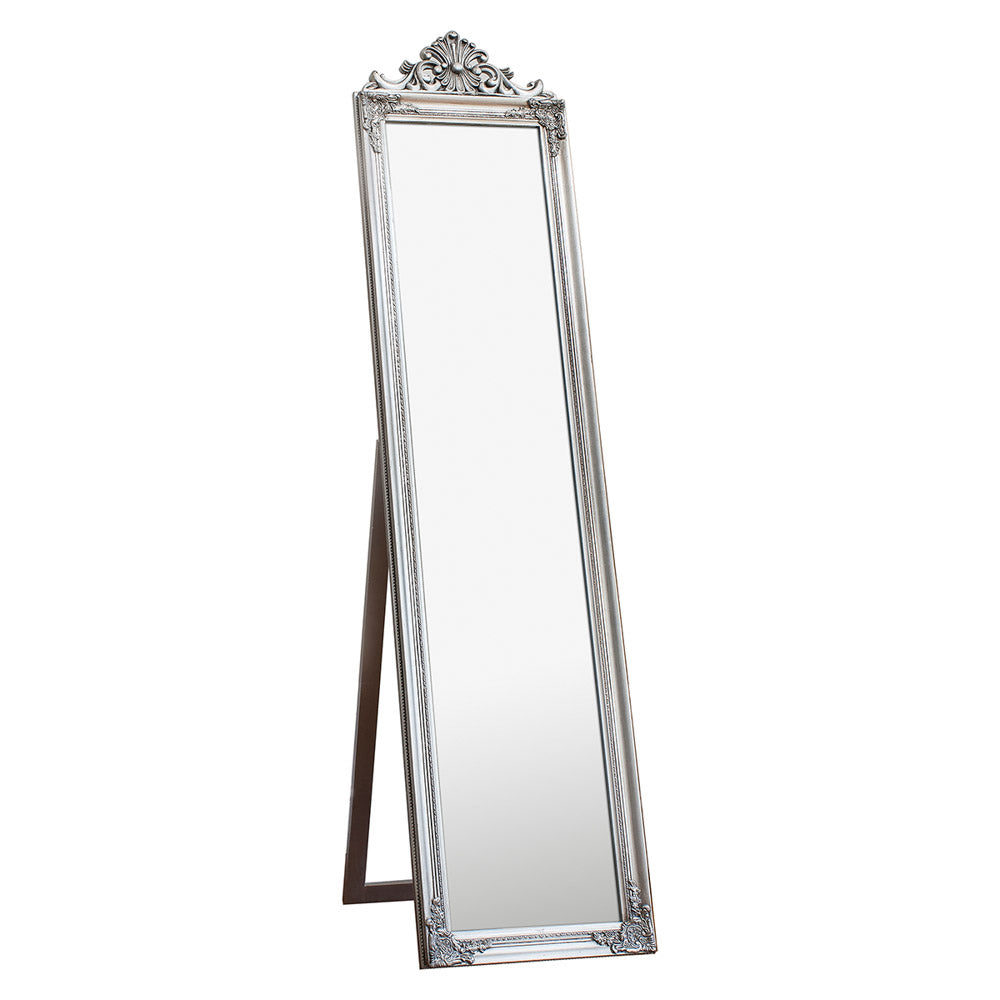 Wingham Wood Cheval Mirror Silver