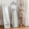 Wingham Wood Cheval Mirror Silver
