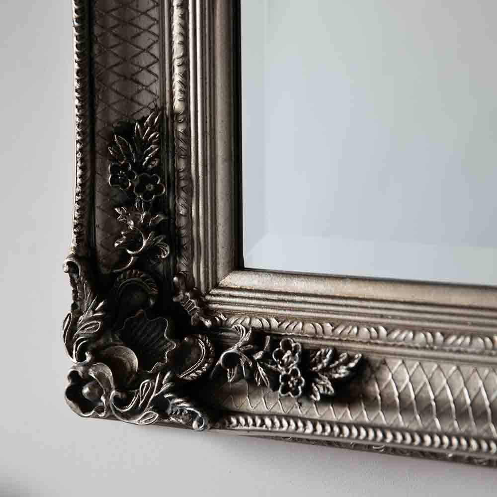 Pepelari Rectangle Mirror Silver