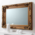 Lampedusa Carved Mirror Gold