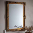Pepelari Rectangle Mirror Gold