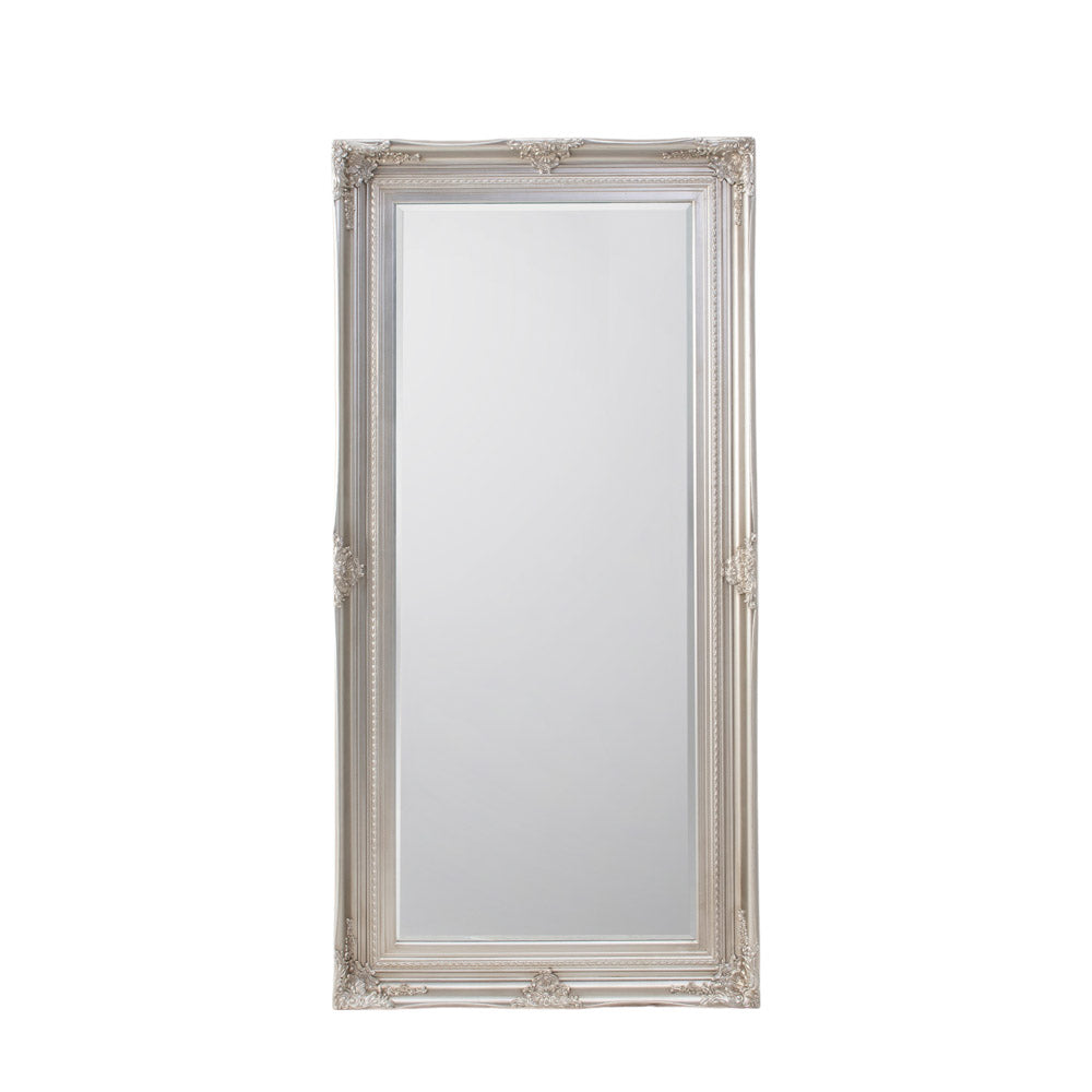Stamford Leaner Mirror Antique Silver