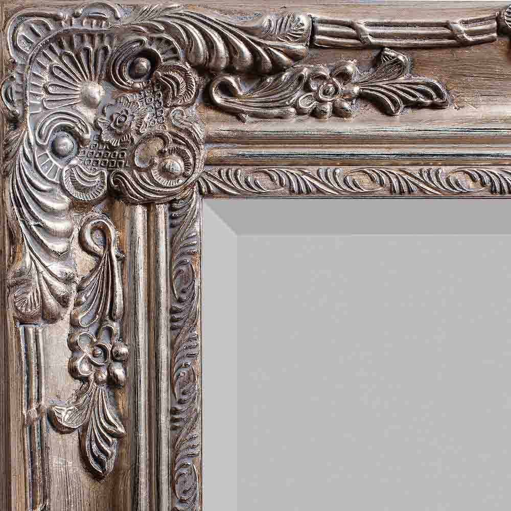 Stamford Leaner Mirror Antique Silver