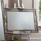 Stamford Rectangle Mirror Ant Silver