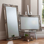 Stamford Rectangle Mirror Ant Silver