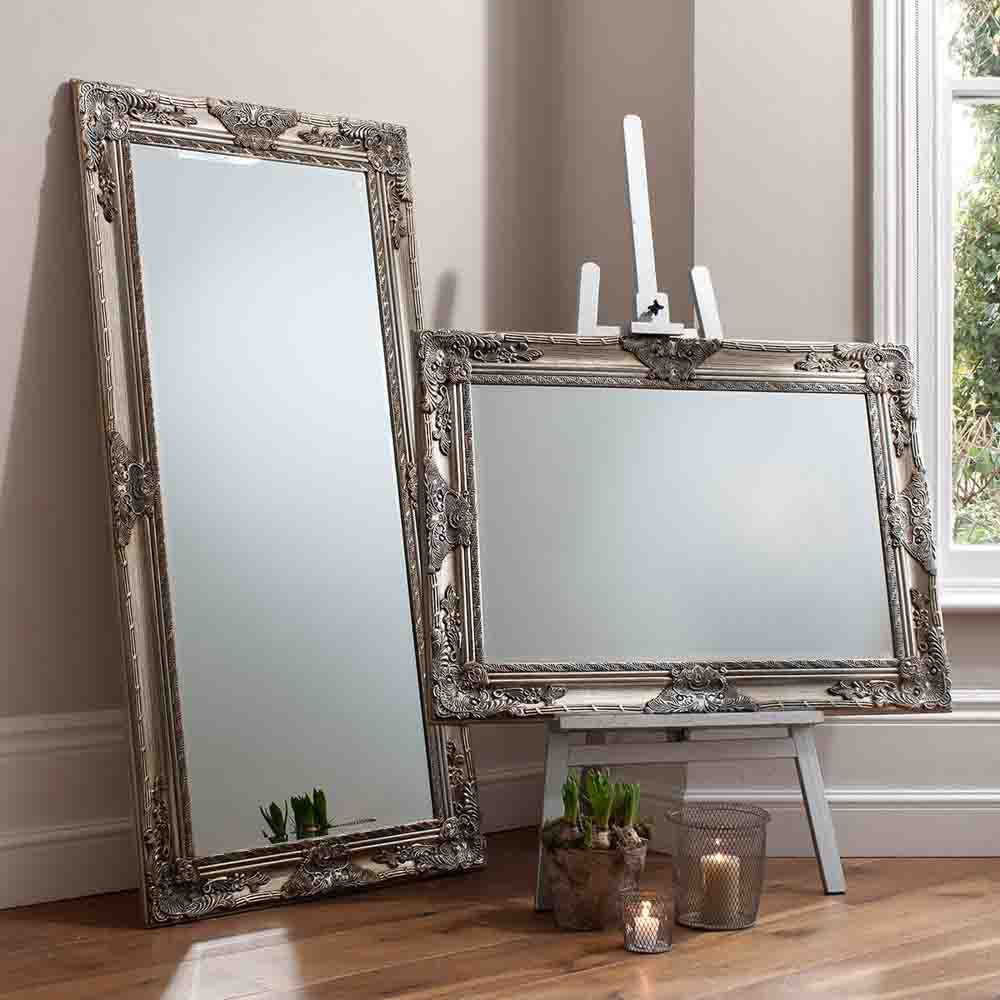 Stamford Rectangle Mirror Ant Silver
