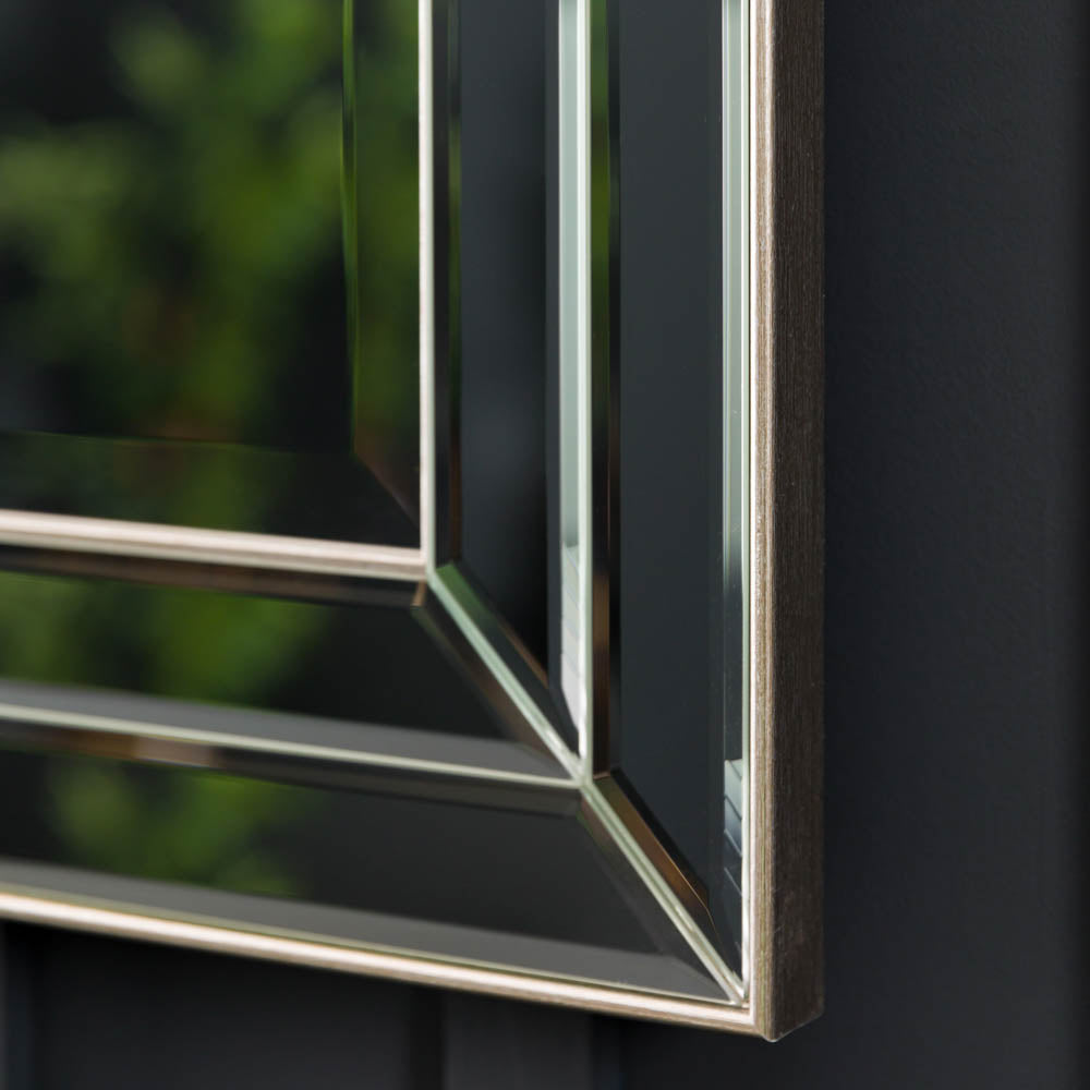 Sven Large Mirror Silver Champagne