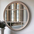 Bansha Round Mirror Clay